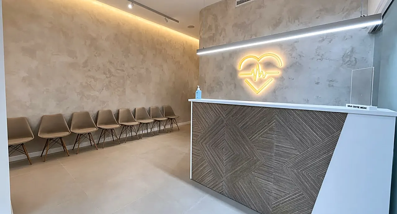 Recepció de GRUK Centre Mèdic